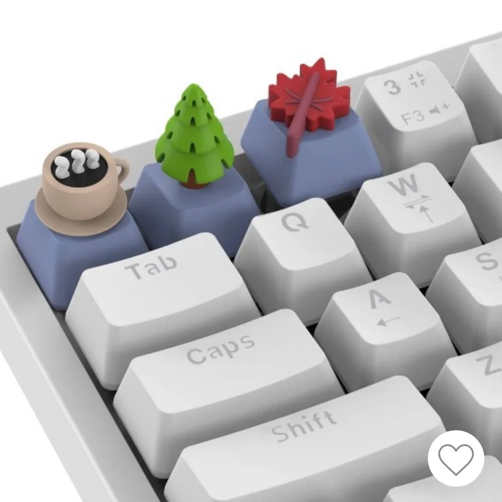 🍂⌨️ KEYBOARD CUTENESS PACK 🍁✨ | MX Mechanical Keycaps + Spacebar - NWT